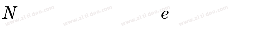NewCenturySchlbk-Roman Cn字体转换